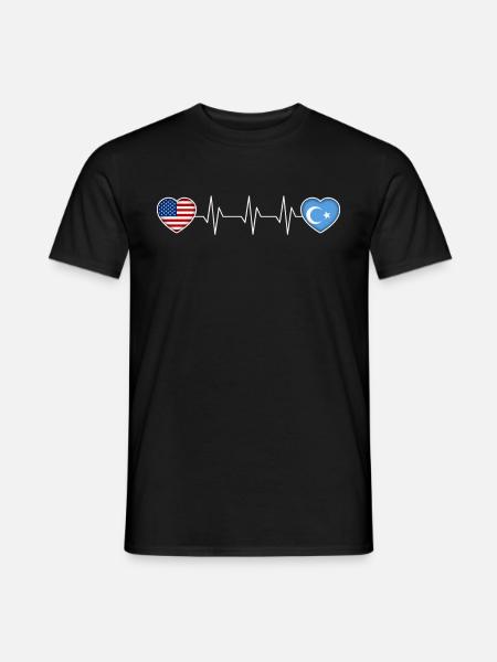 Ouïghours - T-shirt homme - noir