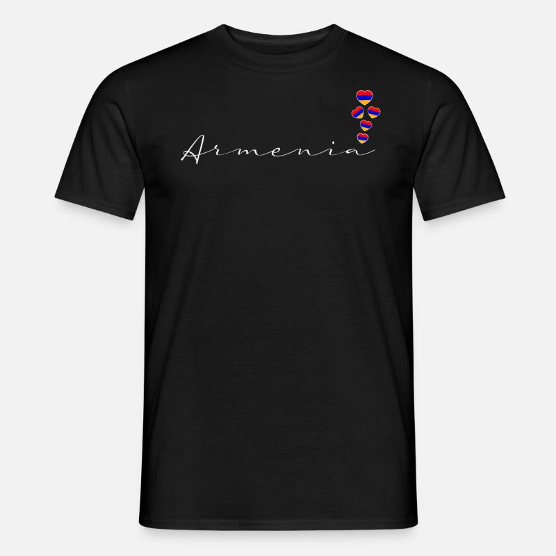 Armenien - Männer T-Shirt - Schwarz