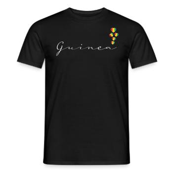 Guinea - Männer T-Shirt - Schwarz - Vorne - AI Model Male 178 light (178cm)