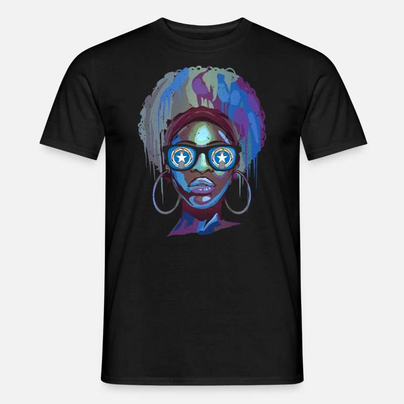 Nördliche Marianen - Männer T-Shirt - Schwarz