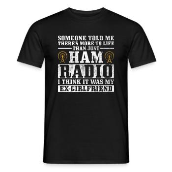 Amateurfunk-design Für Lizenzierte - T-shirt homme - noir - Devant - AI Model Male 178 light (178cm)