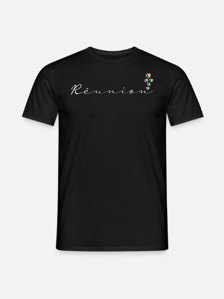 Réunion - Men's T-Shirt - black