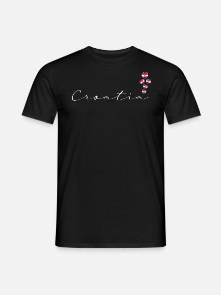 Croatia - Men's T-Shirt - black