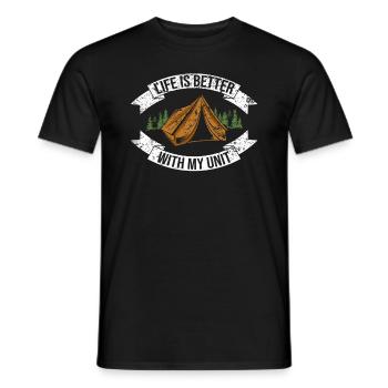 Scout Leader Design Für Einen Cub Master - Men's T-Shirt - black - Front - AI Model Male 178 light (178cm)