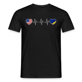 Tokelau - Men's T-Shirt - black - Front - AI Model Male 178 light (178cm)
