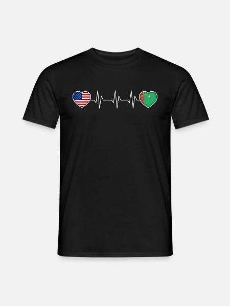 Turkmenistan - Men's T-Shirt - black