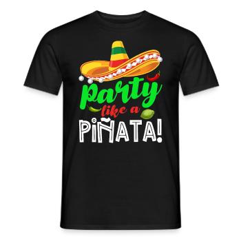 5 De Mayo Viva Mexico Cinco De Mayo Geschenk - Männer T-Shirt - Schwarz - Vorne - AI Model Male 178 light (178cm)