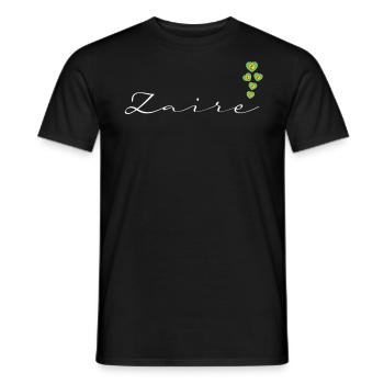 Zaire - Männer T-Shirt - Schwarz - Vorne - AI Model Male 178 light (178cm)