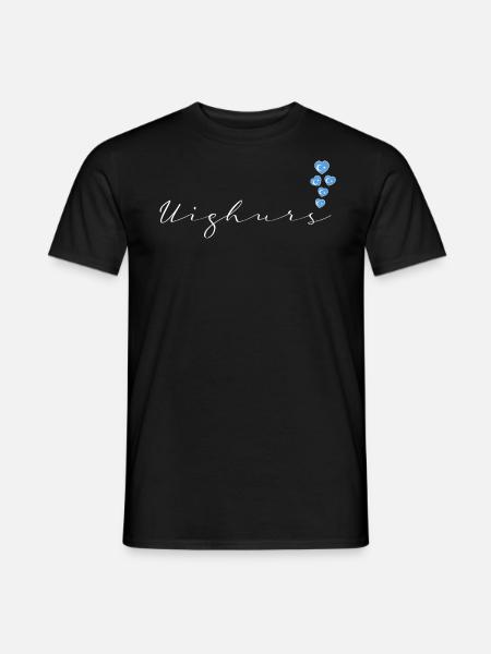 Uiguren - Männer T-Shirt - Schwarz