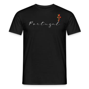 Portugal - T-shirt homme - noir - Devant - AI Model Male 178 light (178cm)
