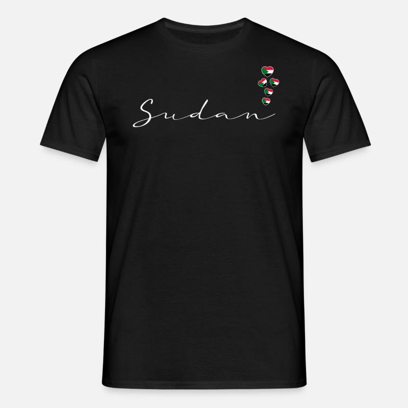 Sudan - Männer T-Shirt - Schwarz