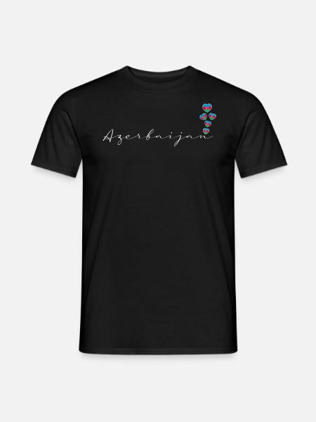 Azerbaïdjan - T-shirt homme - noir