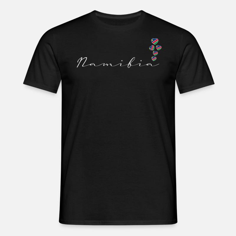 Namibia - Männer T-Shirt - Schwarz