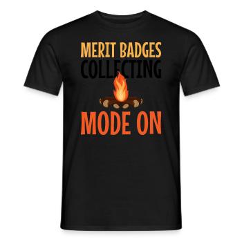 Cub Scouting Design Für Einen Pfadfinderführer - Men's T-Shirt - black - Front - AI Model Male 178 light (178cm)