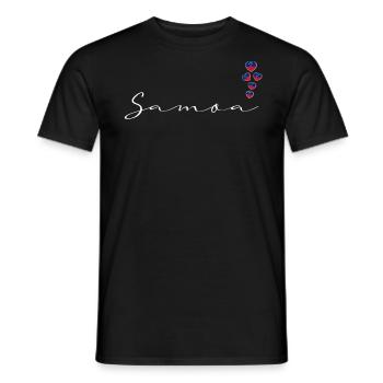 Samoa - Männer T-Shirt - Schwarz - Vorne - AI Model Male 178 light (178cm)