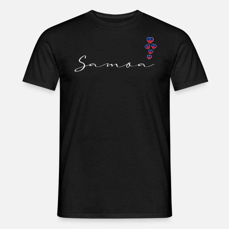 Samoa - Männer T-Shirt - Schwarz