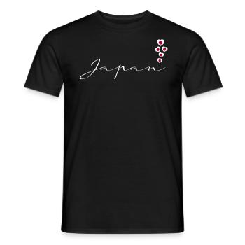 Japan - Männer T-Shirt - Schwarz - Vorne - AI Model Male 178 light (178cm)