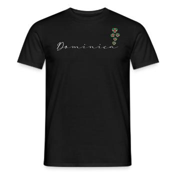 Dominica - Men's T-Shirt - black - Front - AI Model Male 178 light (178cm)