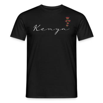 Kenya - Men's T-Shirt - black - Front - AI Model Male 178 light (178cm)