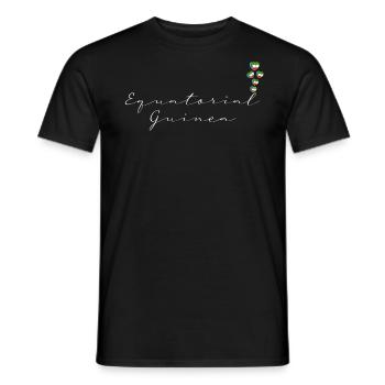 Equatorial Guinea - Men's T-Shirt - black - Front - AI Model Male 178 light (178cm)