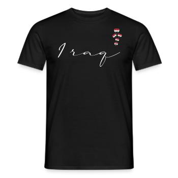 Irak - Männer T-Shirt - Schwarz - Vorne - AI Model Male 178 light (178cm)