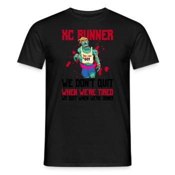 Xc-laufdesign Für Xc-läufer - T-shirt homme - noir - Devant - AI Model Male 178 light (178cm)