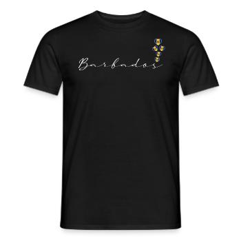 Barbade - T-shirt homme - noir - Devant - AI Model Male 178 light (178cm)