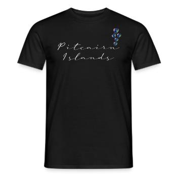 Pitcairn (Îles) - T-shirt homme - noir - Devant - AI Model Male 178 light (178cm)