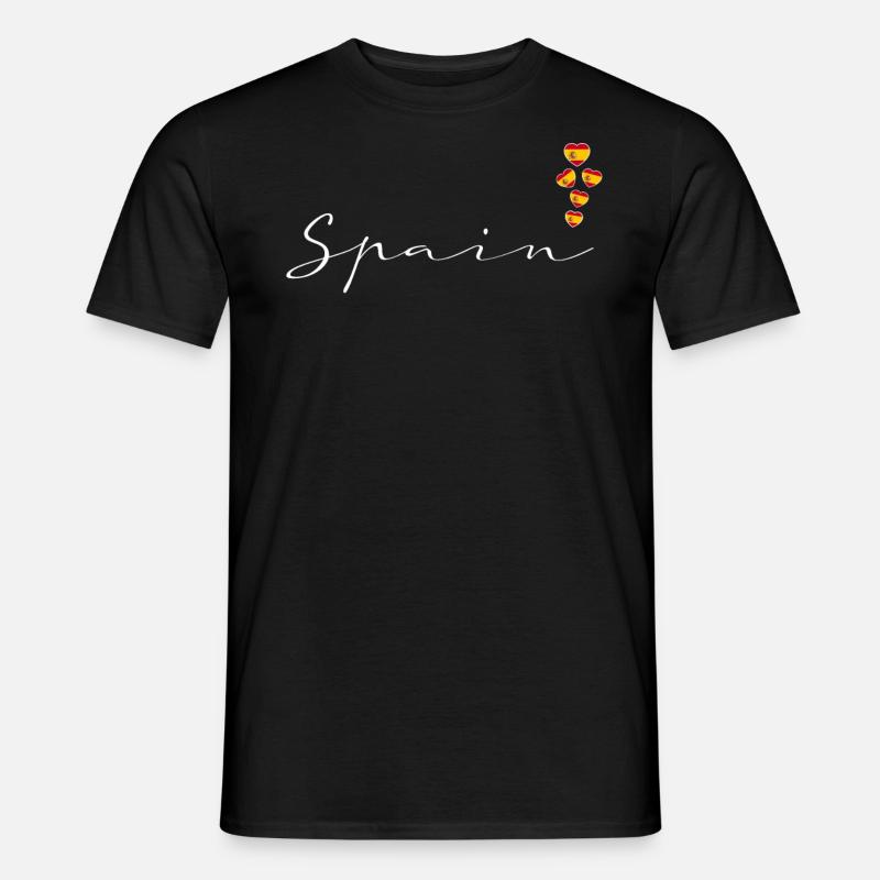 Spanien - Männer T-Shirt - Schwarz