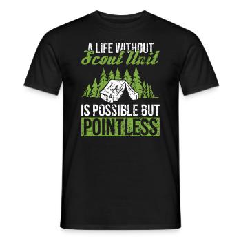 Scout Leader Design Für Einen Cub Master, Der Cub - Men's T-Shirt - black - Front - AI Model Male 178 light (178cm)
