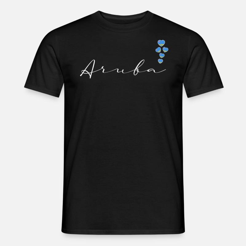 Aruba - Männer T-Shirt - Schwarz