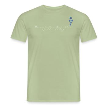 Demokratische Republik Kongo - Männer T-Shirt - Sage - Vorne - AI Model Male 178 light (178cm)