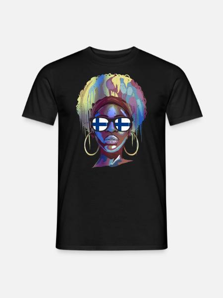 Finland - Men's T-Shirt - black
