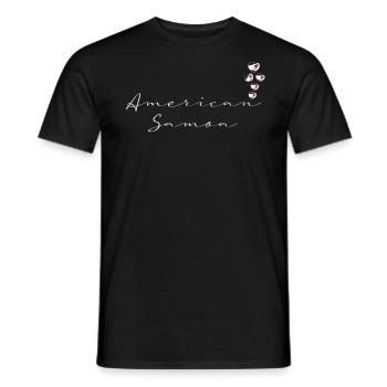 American Samoa - Men's T-Shirt - black - Front - AI Model Male 178 light (178cm)