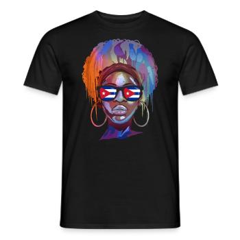 Kuba - Männer T-Shirt - Schwarz - Vorne - AI Model Male 178 light (178cm)