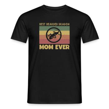 Bearded Dragons Design Bearded Dragon Lovers - Men's T-Shirt - black - Front - AI Model Male 178 light (178cm)