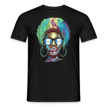 Guatemala - Men's T-Shirt - black - Front - AI Model Male 178 light (178cm)