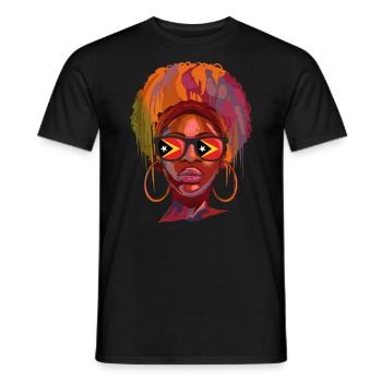 East Timor - Men's T-Shirt - black - Front - AI Model Male 178 light (178cm)