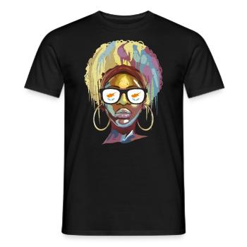 Cyprus - Men's T-Shirt - black - Front - AI Model Male 178 light (178cm)