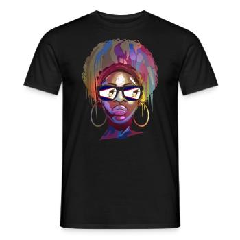 American Samoa - Men's T-Shirt - black - Front - AI Model Male 178 light (178cm)