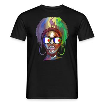 Batwa - T-shirt homme - noir - Devant - AI Model Male 178 light (178cm)