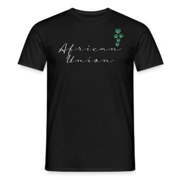 Afrikanische Union - Männer T-Shirt - Schwarz - Vorne - AI Model Male 178 light (178cm)