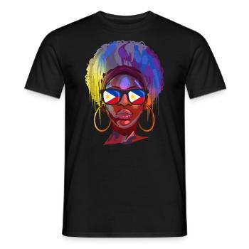 Philippines - T-shirt homme - noir - Devant - AI Model Male 178 light (178cm)