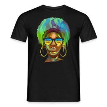 Amazigh - Men's T-Shirt - black - Front - AI Model Male 178 light (178cm)
