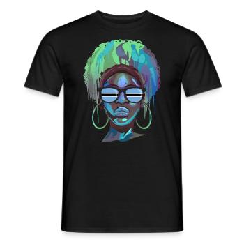 Botswana - Men's T-Shirt - black - Front - AI Model Male 178 light (178cm)