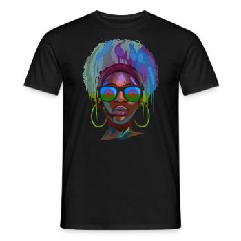 Roma - T-shirt homme - noir - Devant - AI Model Male 178 light (178cm)