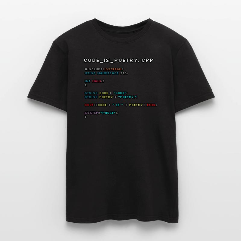 Code is Poetry.CPP Men's T-shirt
