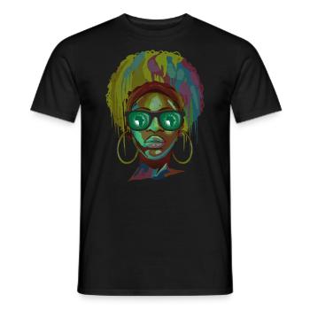 Afrikanische Union - Männer T-Shirt - Schwarz - Vorne - AI Model Male 178 light (178cm)