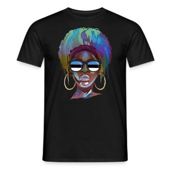 Estonia - Men's T-Shirt - black - Front - AI Model Male 178 light (178cm)