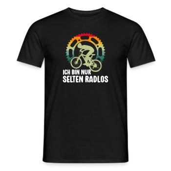 Selten Radlos Fahrrad MTB Radsport Mountainbike - Men's T-Shirt - black - Front - AI Model Male 178 light (178cm)